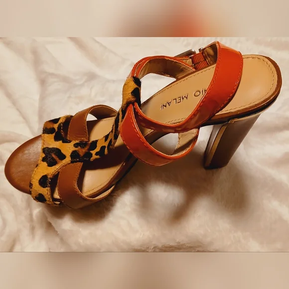 Antonio Melani Cheetah Size 7.5 Heels - Picture 3 of 6
